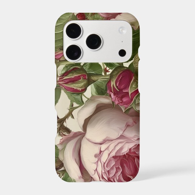 Botanical Flower Design Iphone Case (Back)