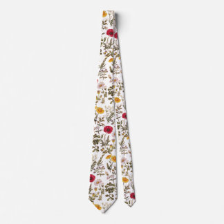 Botanical Flower Tie