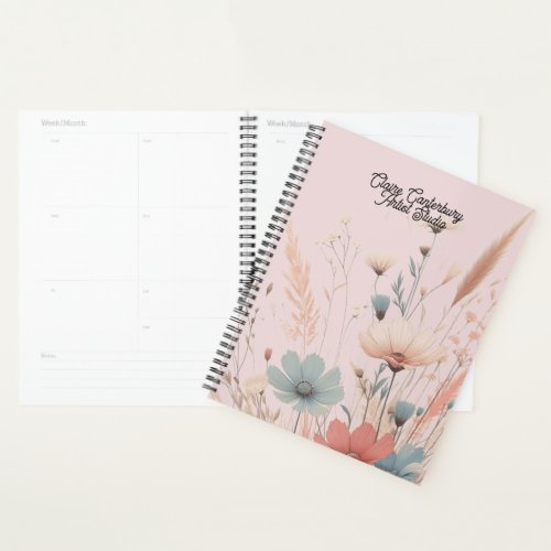 Botanical Flowers and Grasses  Planner