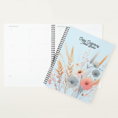 Botanical Flowers and Grasses  Planner