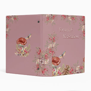 Botanical Forest Spiral Notebook Mini Binder