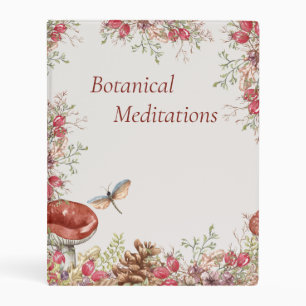 Botanical Forest Spiral Notebook Mini Binder