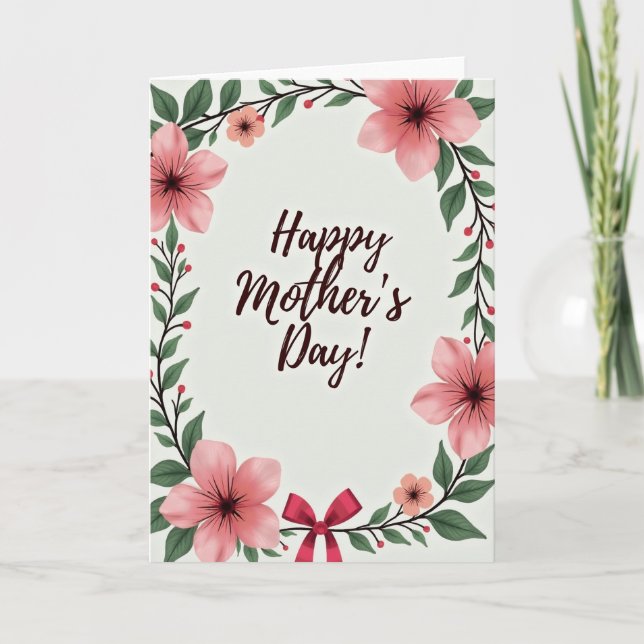 Botanical Frame Day Card (Front)