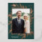 Botanical Frame JOY Holiday Photo Gold Foil Card