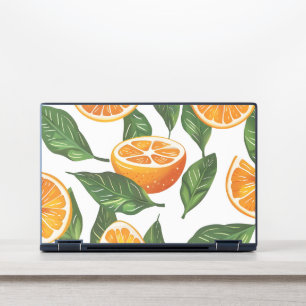 Botanical Fruit Orange Citrus Seamless HP Laptop Skin