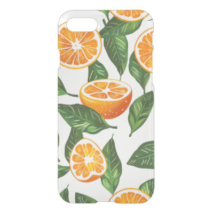 Botanical Fruit Orange Citrus Seamless iPhone SE/8/7 Case