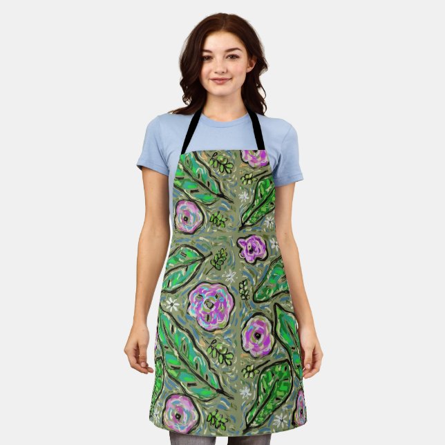 Botanical Garden Apron (Worn)