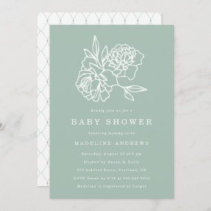 Botanical Garden Baby Shower Invitation