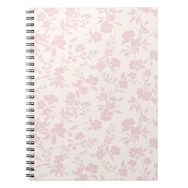 Botanical Garden Blush Pink - Neutral Notebook (Front)