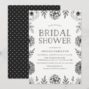 Botanical Garden Bridal Shower Invitation