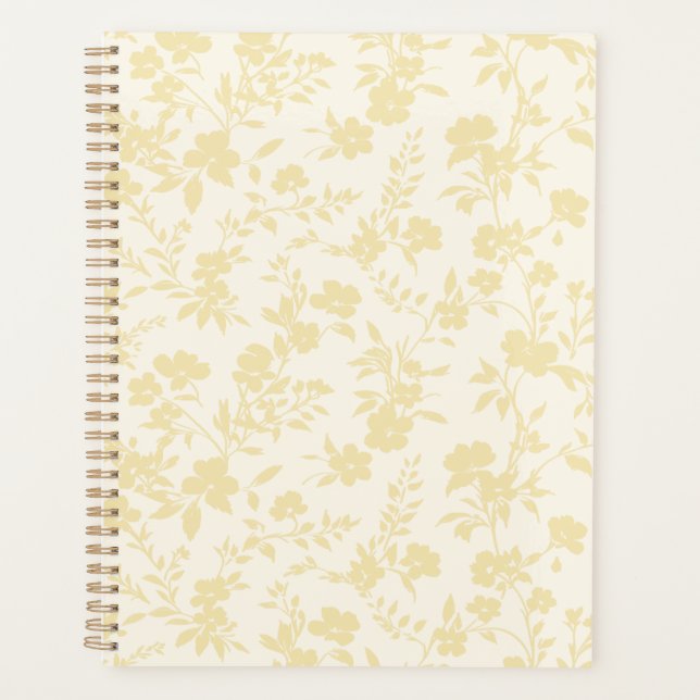 Botanical Garden Buttercream - Neutral Planner (Front)