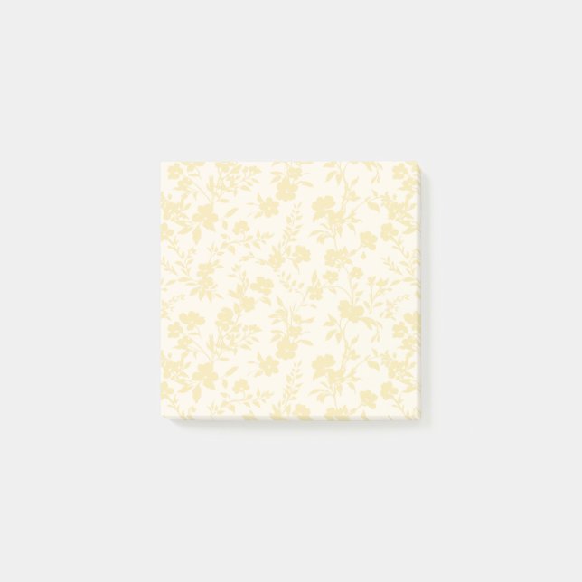 Botanical Garden Buttercream - Neutral Post-it Notes (Front)