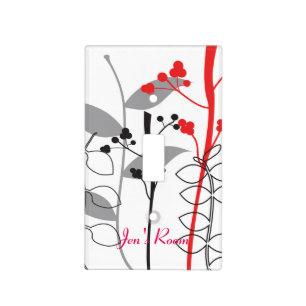 Botanical Garden Floral Elegant Light Switch Cover