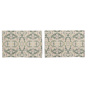 Botanical Garden Floral Pillow Case