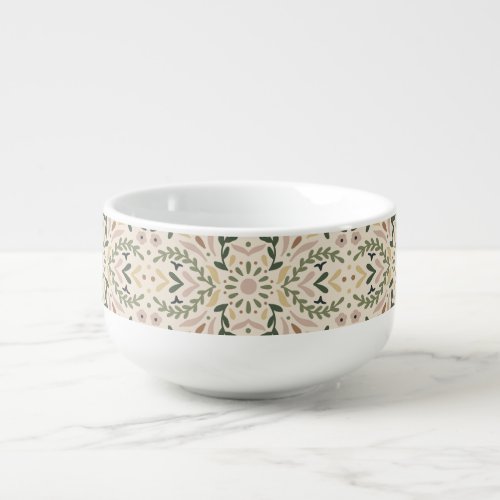 Botanical Garden Floral Soup Mug