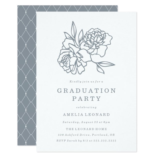 Botanical Garden | Graduation Party Invitation