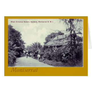 Botanical Garden, Montserrat Cards