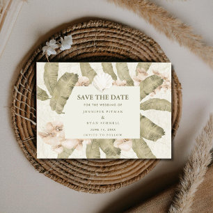 Botanical Garden Photo Wedding  Save The Date