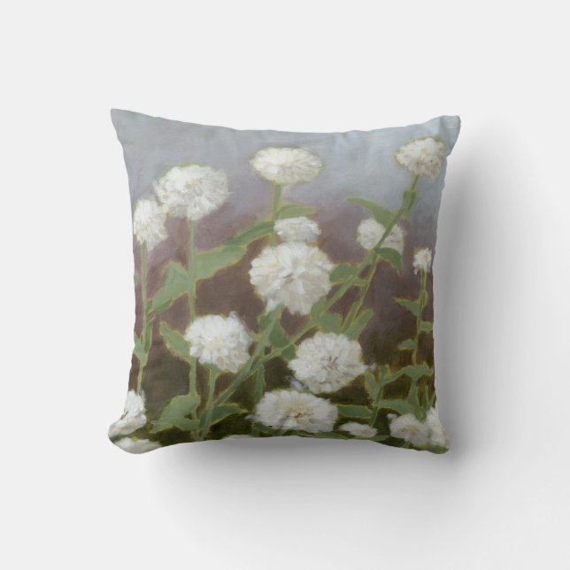 Botanical Garden Study I Throw Pillow (Front)