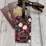 Botanical Garden | Travel vacation | Luggage Tag<br><div class="desc">Caroline Bonne Muller ©2018 All Rights Reserved Feel free to change or add text! You can follow my work at: www.facebook.com/Cartita.Design I Hope you enjoy my illustrations! Look for matching products in my store!</div>