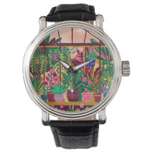 Botanical Garden Watch – Burgundy Gold