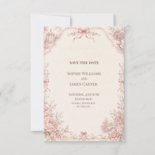 Botanical Garden Wedding Save the Date