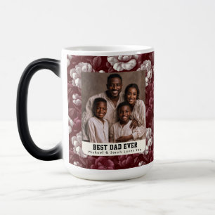 Botanical Gardenias Flower Pop Birthday Ceramic Color Morph Mug
