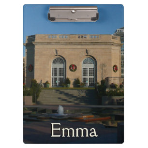 Botanical Gardens at Christmas in Washington DC Clipboard