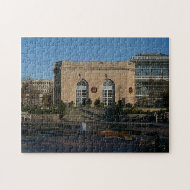 Botanical Gardens at Christmas in Washington DC Jigsaw Puzzle (Horizontal)
