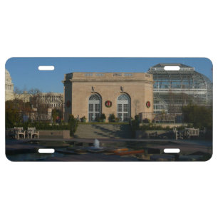 Botanical Gardens at Christmas in Washington DC License Plate