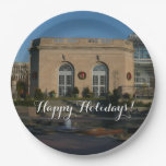 Botanical Gardens at Christmas in Washington DC Paper Plate