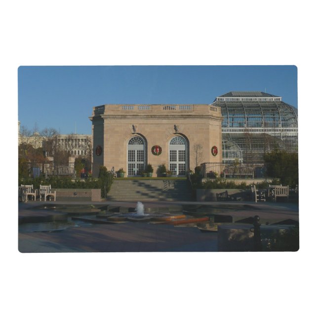 Botanical Gardens at Christmas in Washington DC Placemat (Front)
