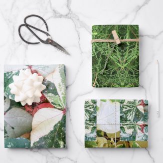 Botanical Gift Wrapping Paper Sheets