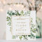Botanical Gold Greenery Wedding Welcome 
