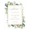 Botanical Gold Greenery Wedding Welcome Sign