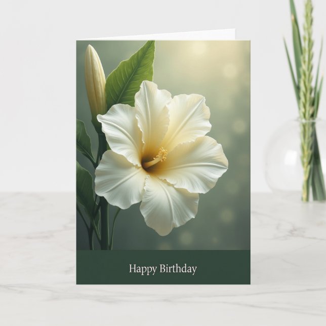 Botanical Grace Birthday Card (Front)
