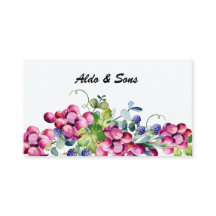 Botanical Grape and Berries Business Card
