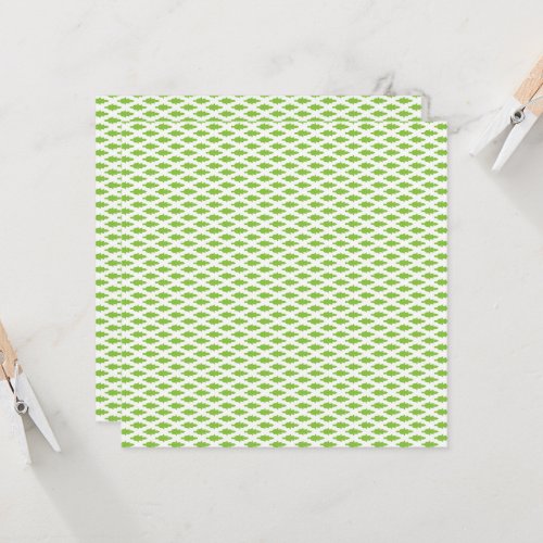 Botanical Green File Folder Set Card
