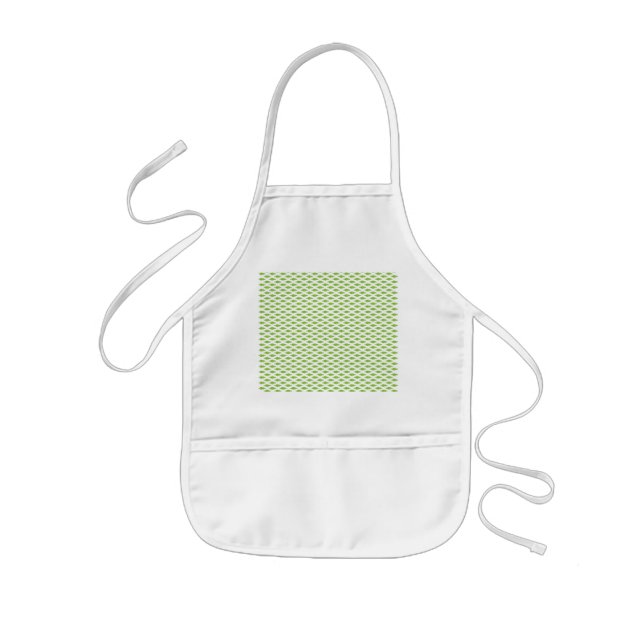 Botanical Green File Folder Set Kids' Apron (Front)