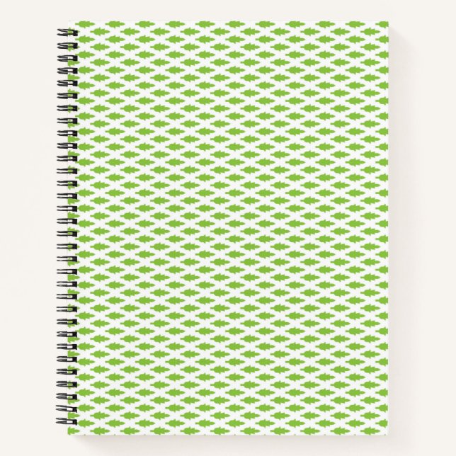 Botanical Green File Folder Set Notebook (Front)