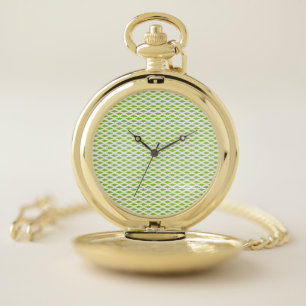 Botanical Green File Folder Set Pocket Watch