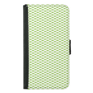 Botanical Green File Folder Set Samsung Galaxy S5 Wallet Case