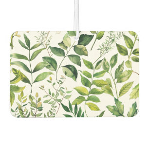 Botanical Green leaves Air Freshener