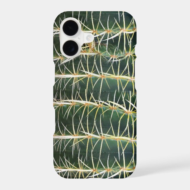 Botanical Green Sphere Cactus Horizontal Case-Mate iPhone Case (Back)