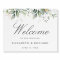 Botanical Greenery Eucalyptus Wedding Welcome 