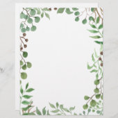 Botanical Greenery | Leaf | Wedding Stationary (Front/Back)