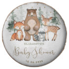 Botanical Greenery Woodland Animals Baby Shower