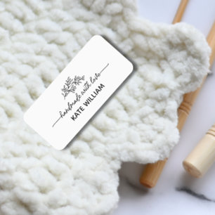 Botanical Handmade with love by clothing label