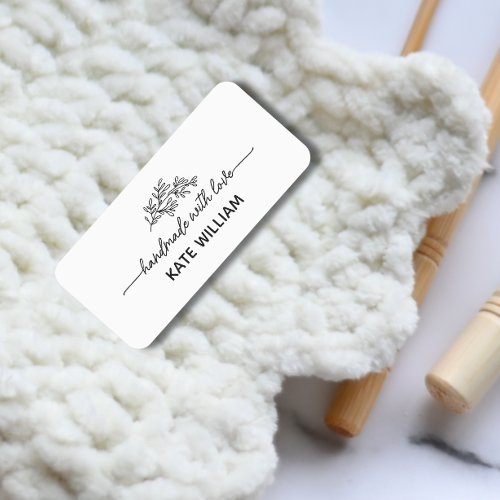 Botanical Handmade with love by clothing label