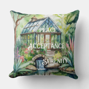 Botanical Harmony Throw Pillow 